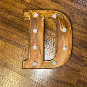D Lighted Sign
